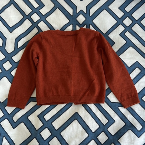 Jacadi Burnt Orange Cardigan 24 Months - Picture 3 of 4